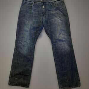 Guess Jeans Men 40x32 Ultra Slim McCrae Fit Denim Blue‎ Casual Dark Wash Cowboy